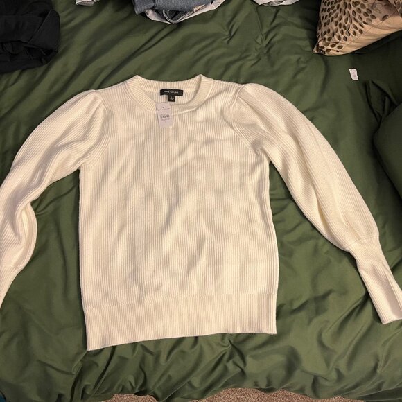 ANN TAYLOR puff sleeve sweater size small NWT - Picture 2 of 6